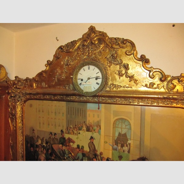 Bilderuhr k u k Monarchie Hofburg Wien Einzug Graf Radetzky k u k 